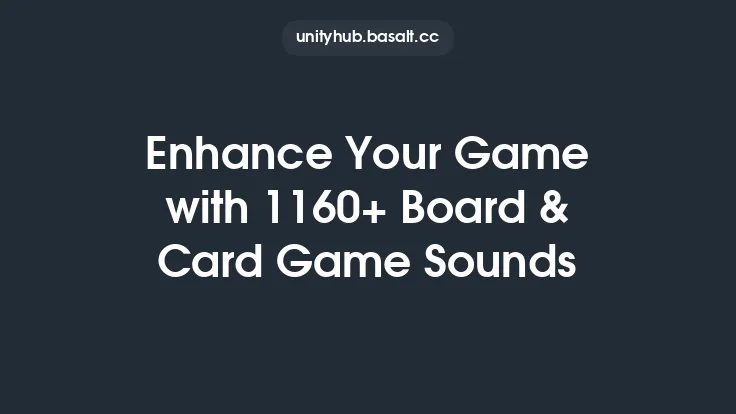 Enhance Your Game with 1160+ Board & Card Game Sounds Thumbnail