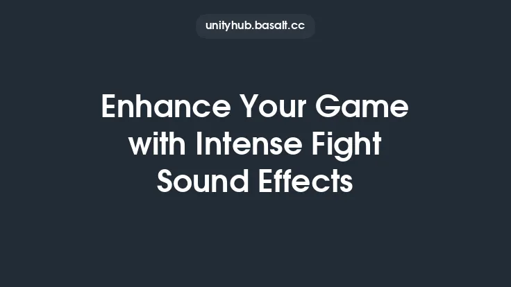 Enhance Your Game with Intense Fight Sound Effects Thumbnail