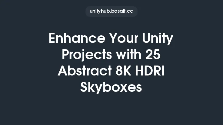 Enhance Your Unity Projects with 25 Abstract 8K HDRI Skyboxes Thumbnail