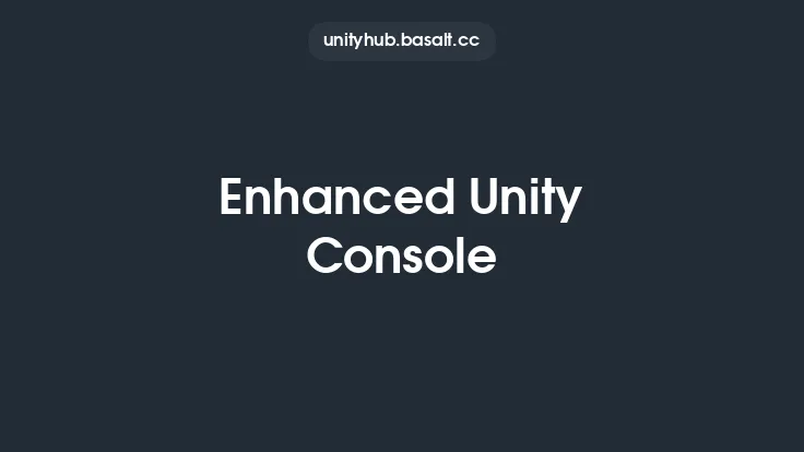 Enhanced Unity Console Thumbnail