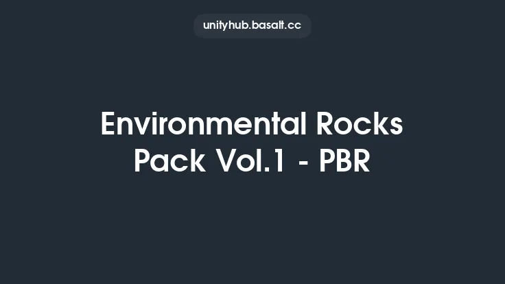 Environmental Rocks Pack Vol.1 - PBR Thumbnail