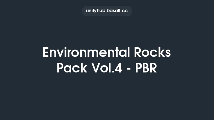 Environmental Rocks Pack Vol.4 - PBR Thumbnail