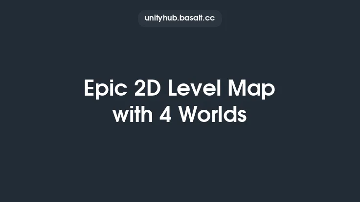 Epic 2D Level Map with 4 Worlds Thumbnail