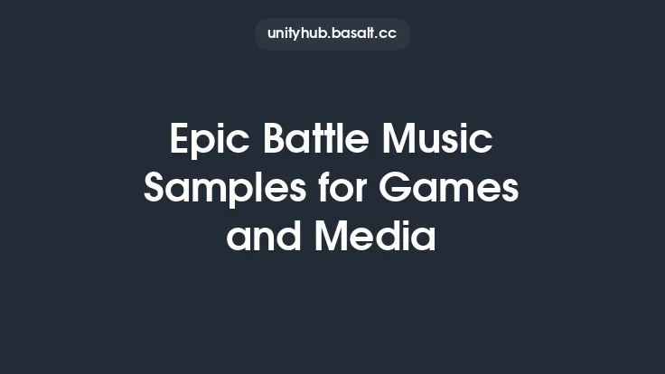 Epic Battle Music Samples for Games and Media Thumbnail