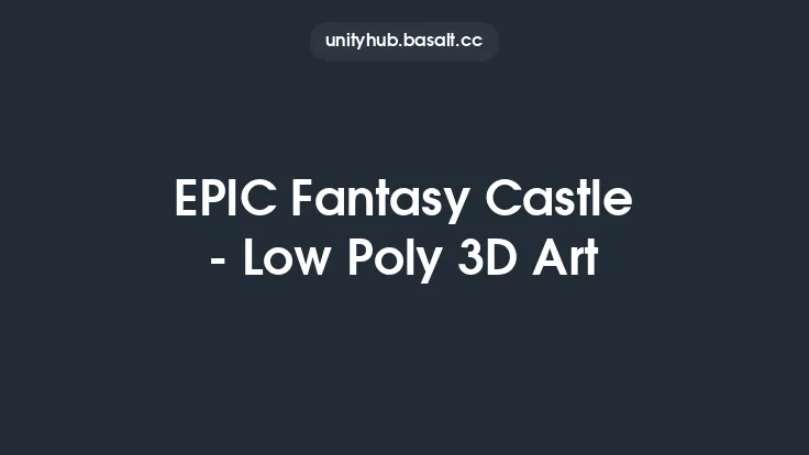 EPIC Fantasy Castle - Low Poly 3D Art Thumbnail