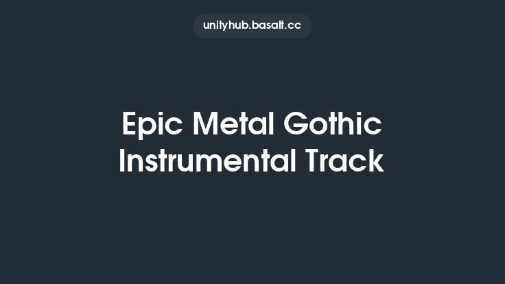 Epic Metal Gothic Instrumental Track Thumbnail