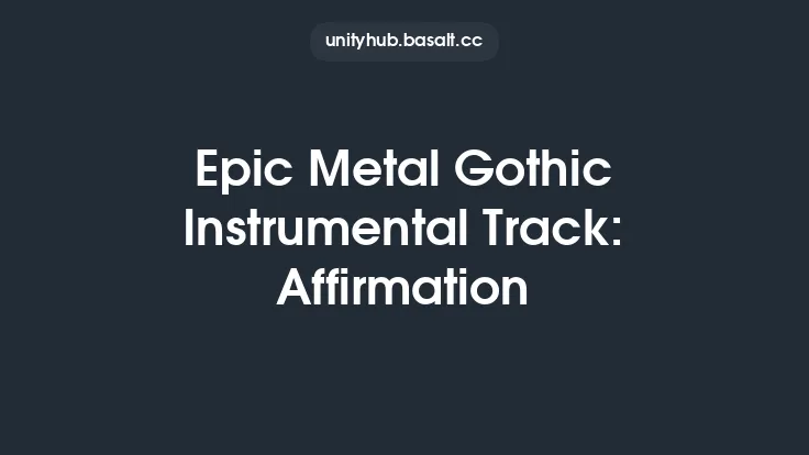 Epic Metal Gothic Instrumental Track: Affirmation Thumbnail
