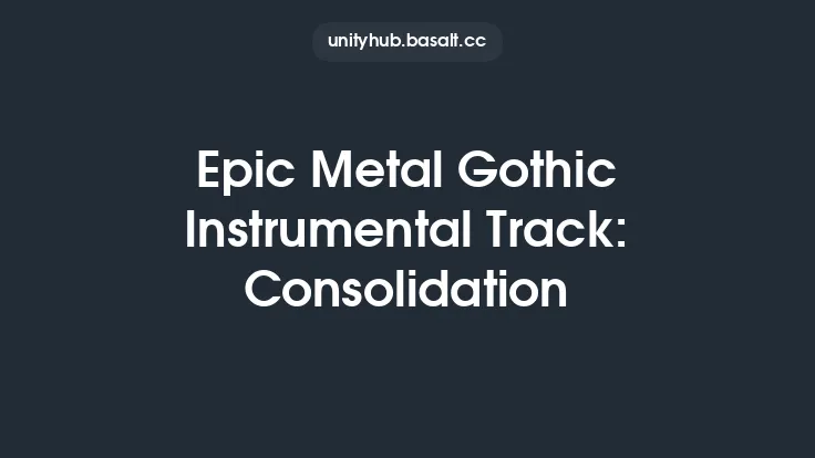 Epic Metal Gothic Instrumental Track: Consolidation Thumbnail