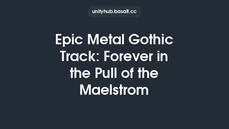 Epic Metal Gothic Track: Forever in the Pull of the Maelstrom Thumbnail