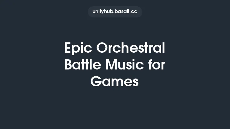Epic Orchestral Battle Music for Games Thumbnail