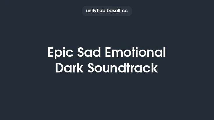 Epic Sad Emotional Dark Soundtrack Thumbnail