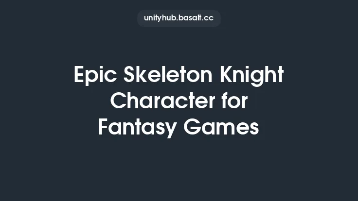 Epic Skeleton Knight Character for Fantasy Games Thumbnail