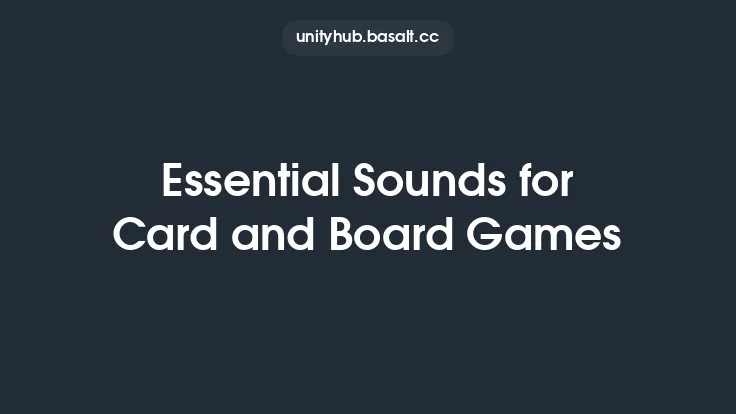 Essential Sounds for Card and Board Games Thumbnail