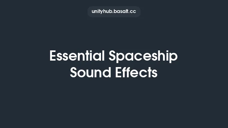 Essential Spaceship Sound Effects Thumbnail