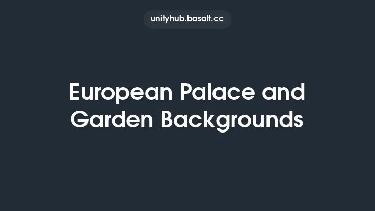 European Palace and Garden Backgrounds Thumbnail