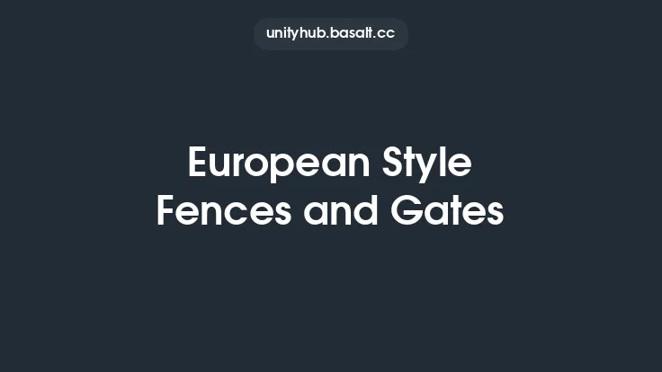 European Style Fences and Gates Thumbnail