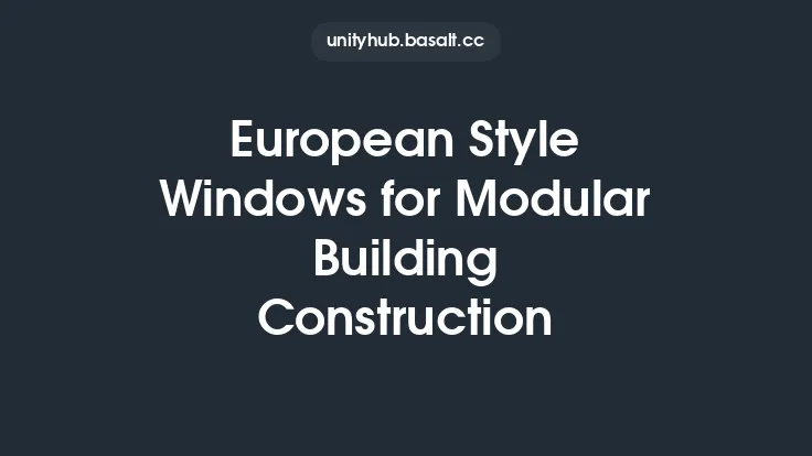European Style Windows for Modular Building Construction Thumbnail