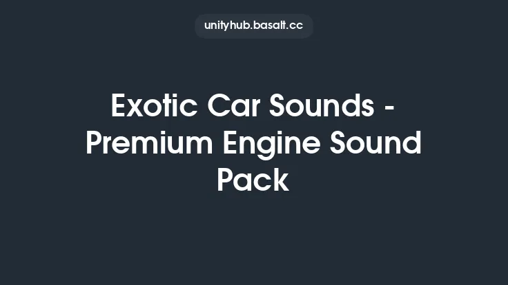 Exotic Car Sounds - Premium Engine Sound Pack Thumbnail