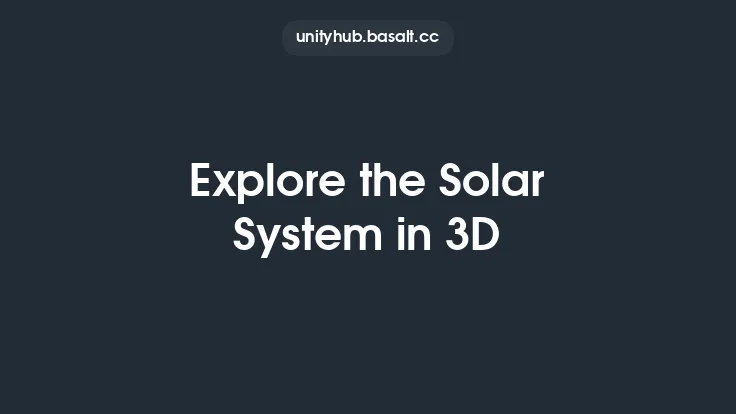 Explore the Solar System in 3D Thumbnail
