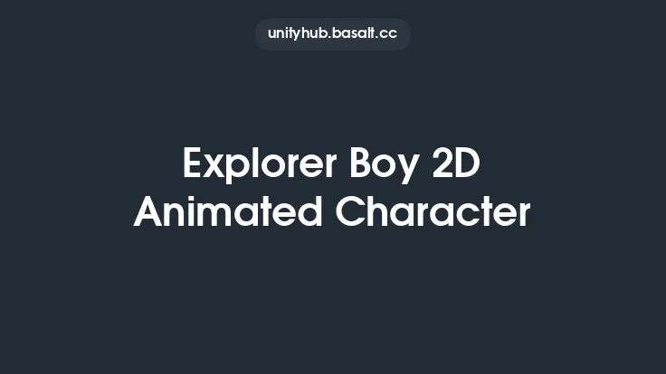 Explorer Boy 2D Animated Character Thumbnail