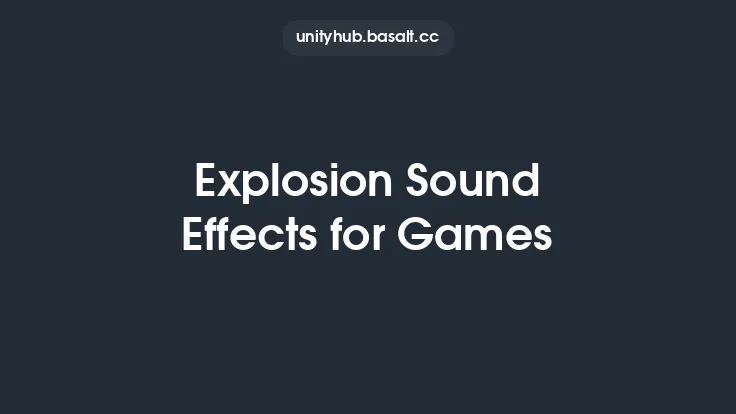Explosion Sound Effects for Games Thumbnail