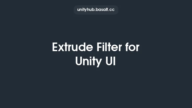 Extrude Filter for Unity UI Thumbnail