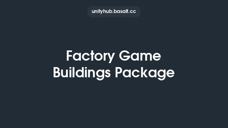 Factory Game Buildings Package Thumbnail