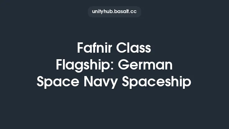Fafnir Class Flagship: German Space Navy Spaceship Thumbnail