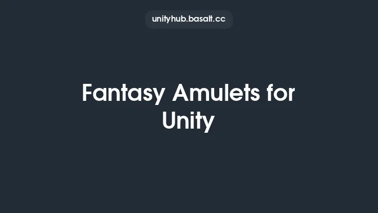 Fantasy Amulets for Unity Thumbnail