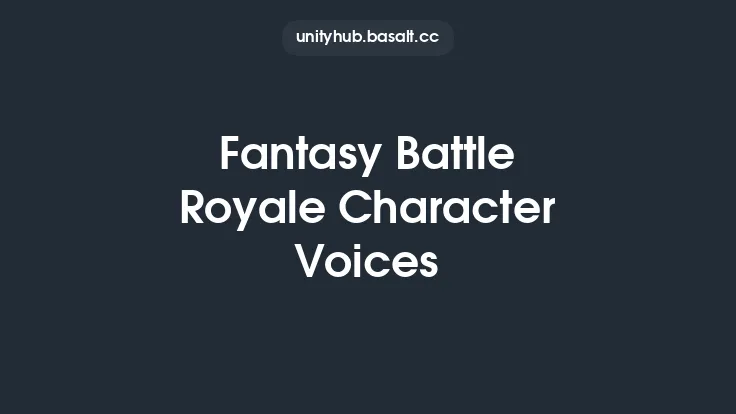 Fantasy Battle Royale Character Voices Thumbnail