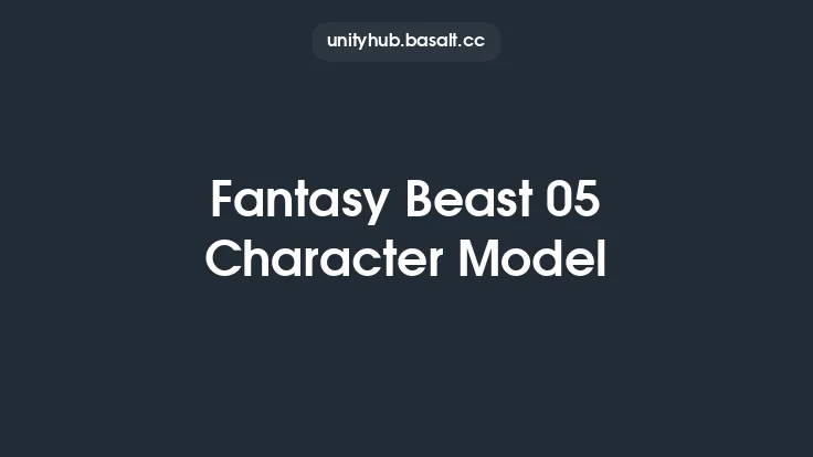 Fantasy Beast 05 Character Model Thumbnail