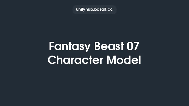 Fantasy Beast 07 Character Model Thumbnail