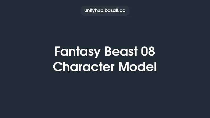 Fantasy Beast 08 Character Model Thumbnail