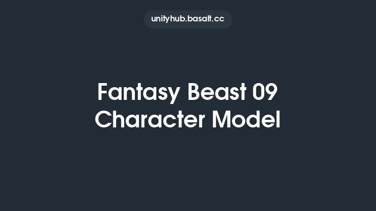 Fantasy Beast 09 Character Model Thumbnail