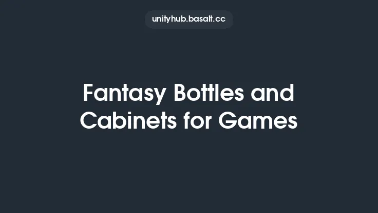 Fantasy Bottles and Cabinets for Games Thumbnail