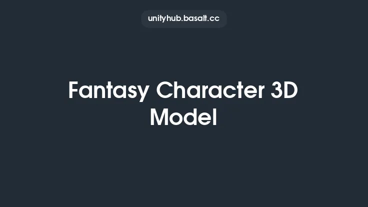 Fantasy Character 3D Model Thumbnail