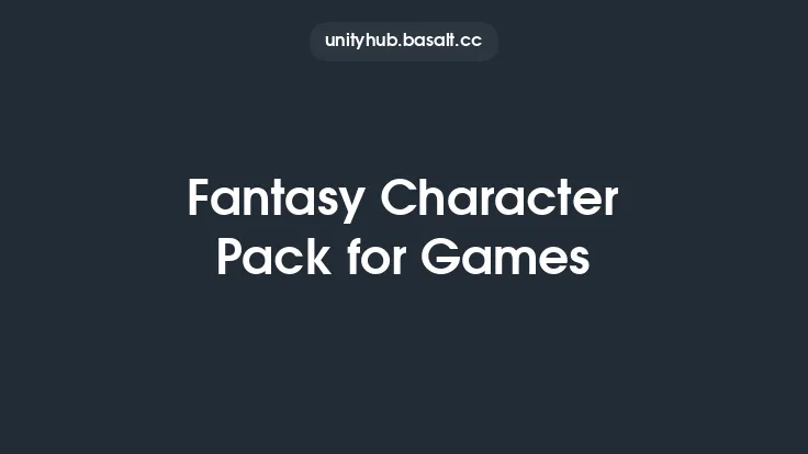 Fantasy Character Pack for Games Thumbnail