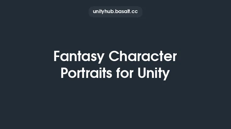 Fantasy Character Portraits for Unity Thumbnail