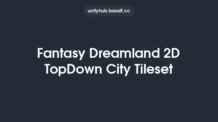 Fantasy Dreamland 2D TopDown City Tileset Thumbnail