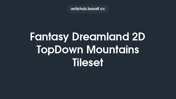 Fantasy Dreamland 2D TopDown Mountains Tileset Thumbnail