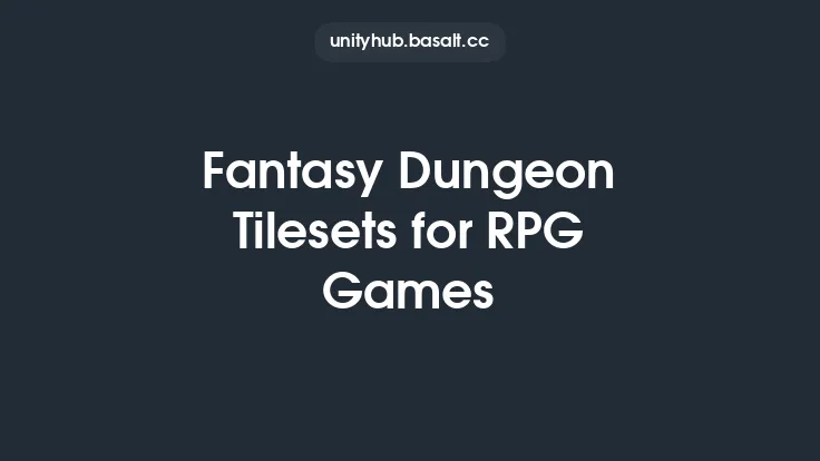 Fantasy Dungeon Tilesets for RPG Games Thumbnail