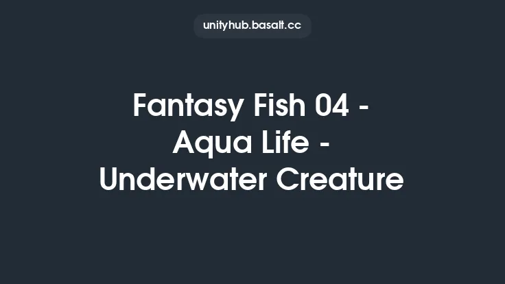 Fantasy Fish 04 - Aqua Life - Underwater Creature Thumbnail
