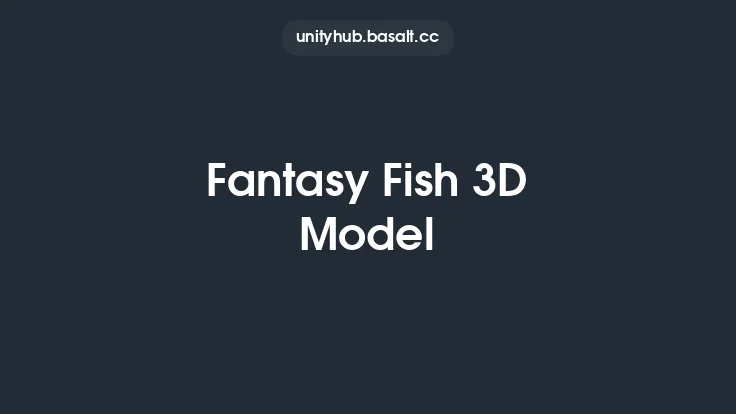 Fantasy Fish 3D Model Thumbnail
