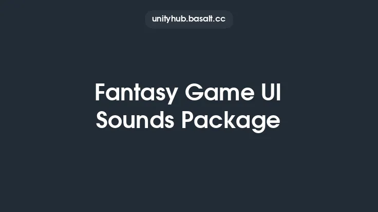 Fantasy Game UI Sounds Package Thumbnail