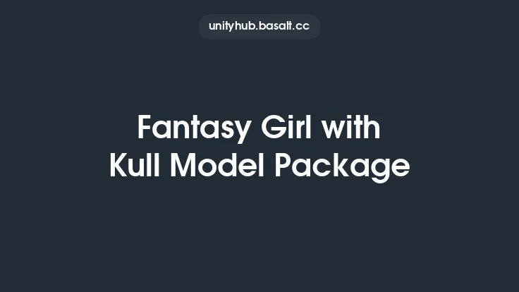 Fantasy Girl with Kull Model Package Thumbnail