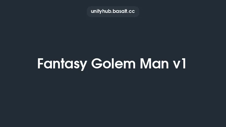 Fantasy Golem Man v1 Thumbnail