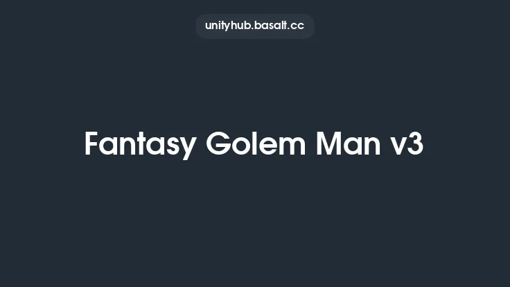 Fantasy Golem Man v3 Thumbnail