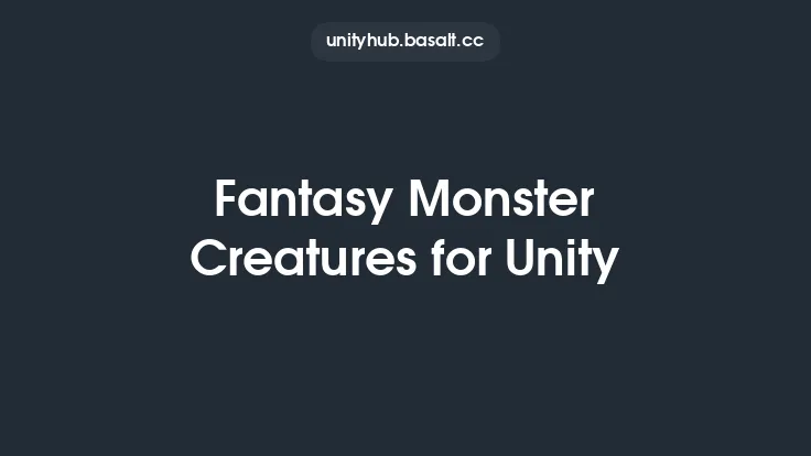 Fantasy Monster Creatures for Unity Thumbnail