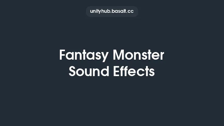 Fantasy Monster Sound Effects Thumbnail