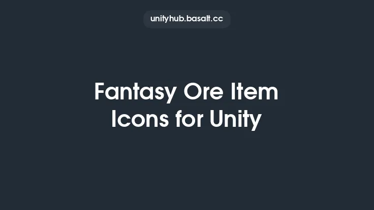 Fantasy Ore Item Icons for Unity Thumbnail